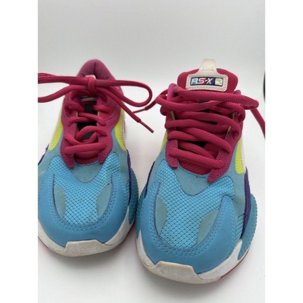 Puma RS-X Women's Sneakers Size 9.5 Multicolor Pink Teal Purple Chunky. 1604 - Picture 2 of 9